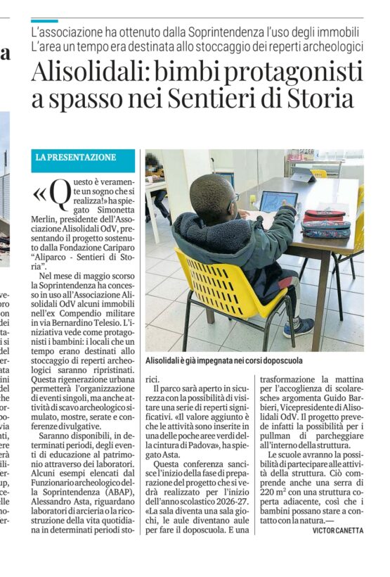 IL MATTINO 19/11/2025 “…a spasso nei sentieri di storia”